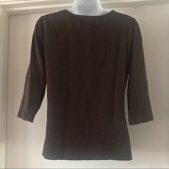 2 a Tee Shirt Cotton 3/4 sleeve - Picture 5 of 12